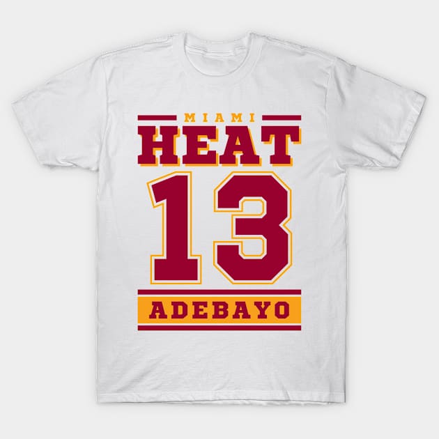 Miami Heat Adebayo 13 Edition Champions T-Shirt by ENTIN 